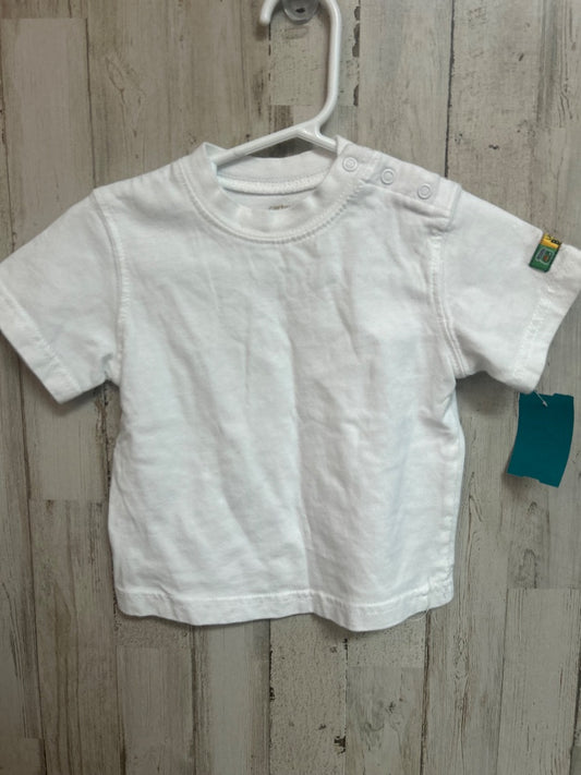 WHITE CARTERS COTTON TEE, BOYS 6M