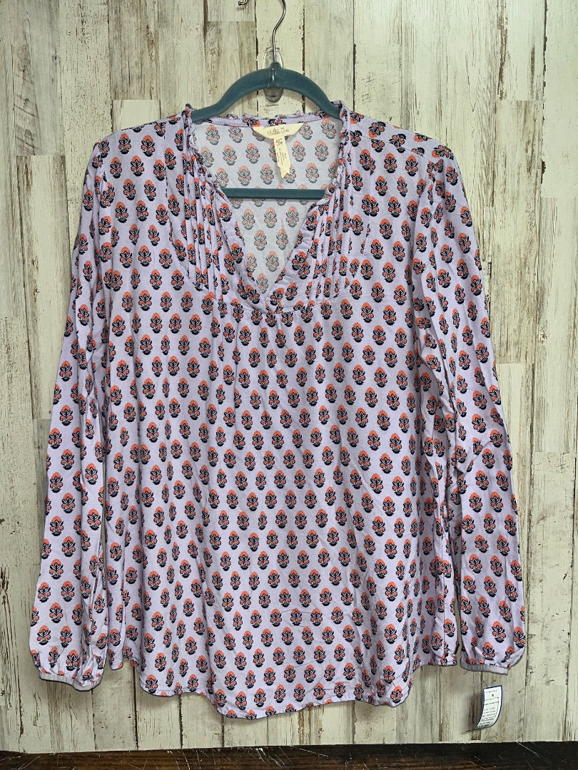 LILAC MATILDA JANE FLORAL FLOWY TOP, LADIES XL