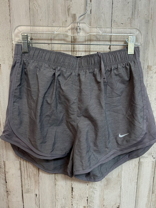 GREY NIKE DRI FIT SHORTS, LADIES M