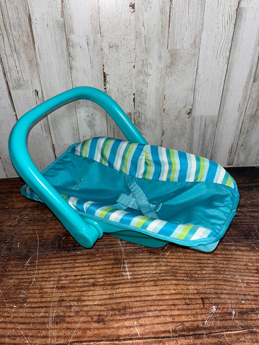 TEAL  CAR SEAT FOR BABY DOLL