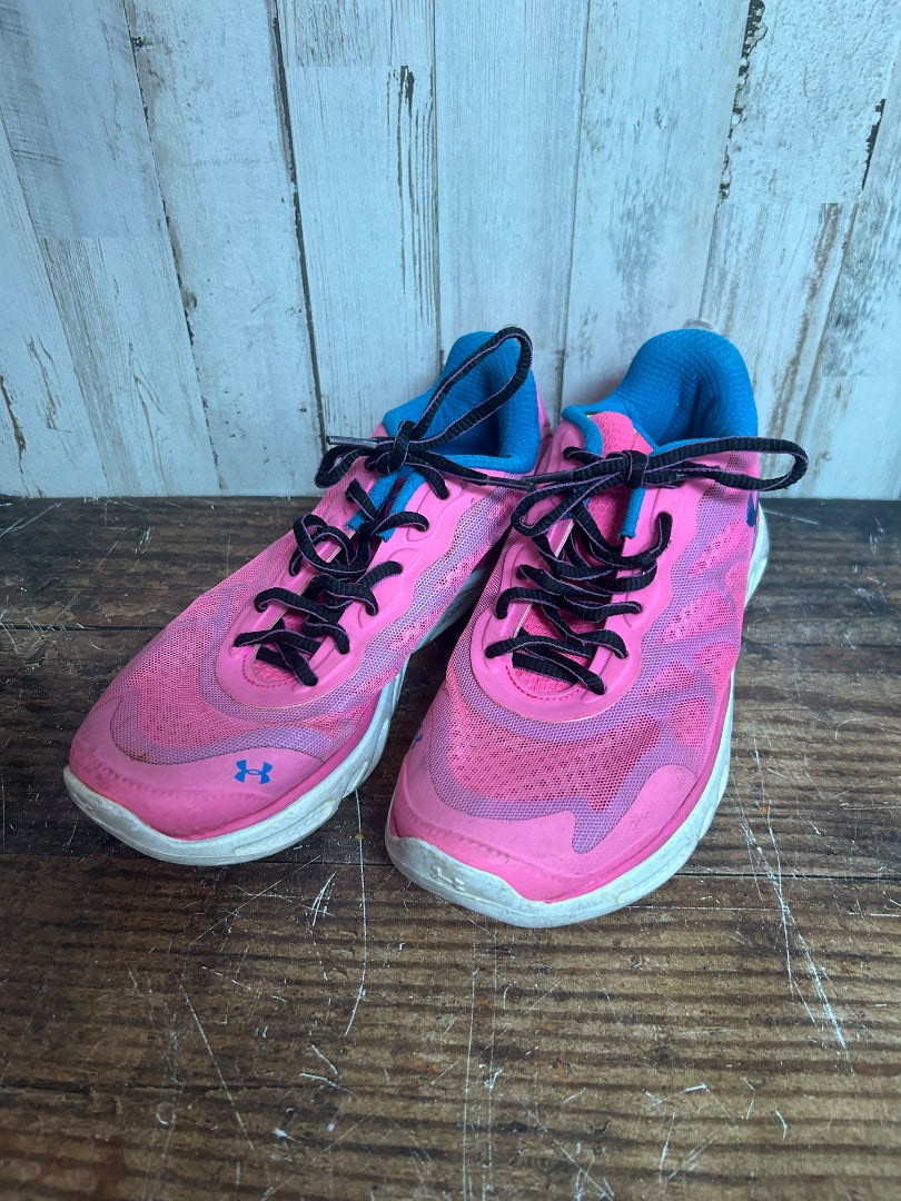 PINK/BLUE UNDER ARMOUR MESH SNEAKERS, SHOES Y4