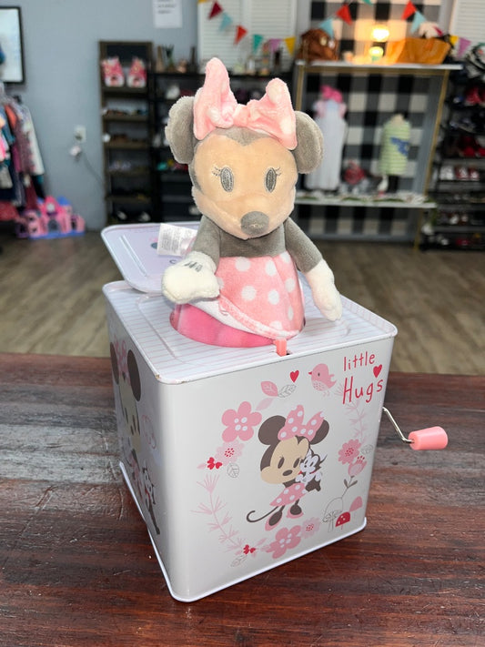 PINK DISNEY MINNIE JACK IN THE BOX