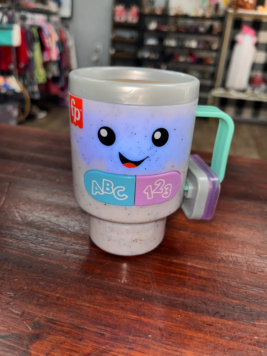 FISHER PRICE LAUGH AND LEARN COFFEE CUP