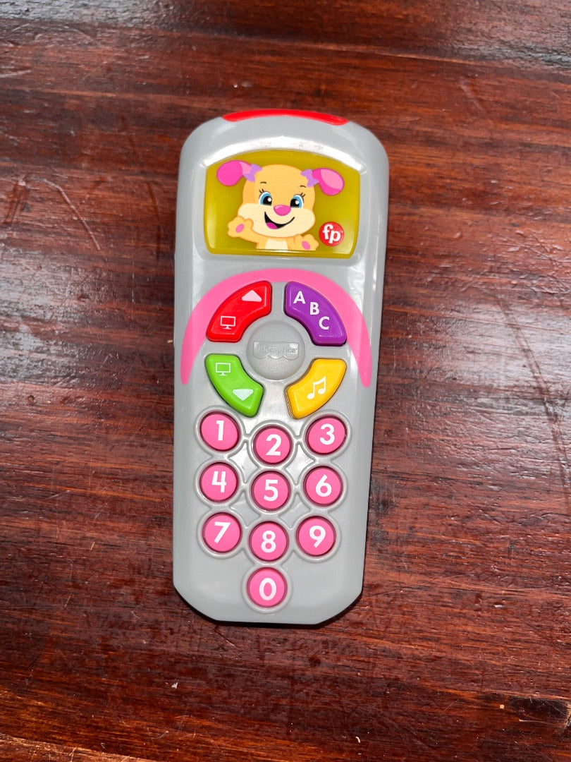 PINK FISHER PRICE LAUGH AND LEARN REMOTE