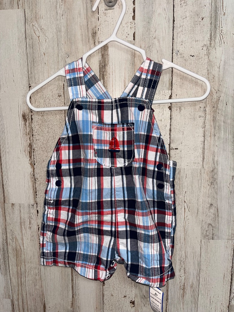 BLUE JUST ONE YOU PLAID OVERALLS, BOY 3M