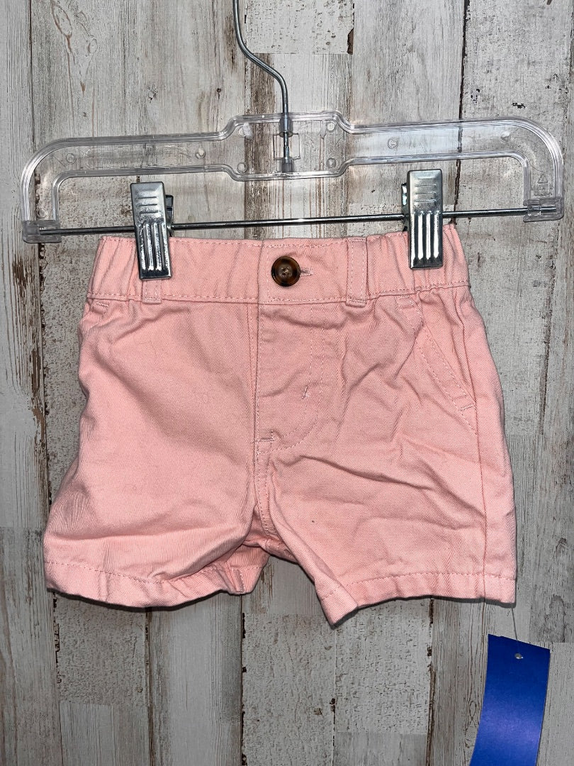 LIGHT PINK CARTERS SHORTS, BOY 3M