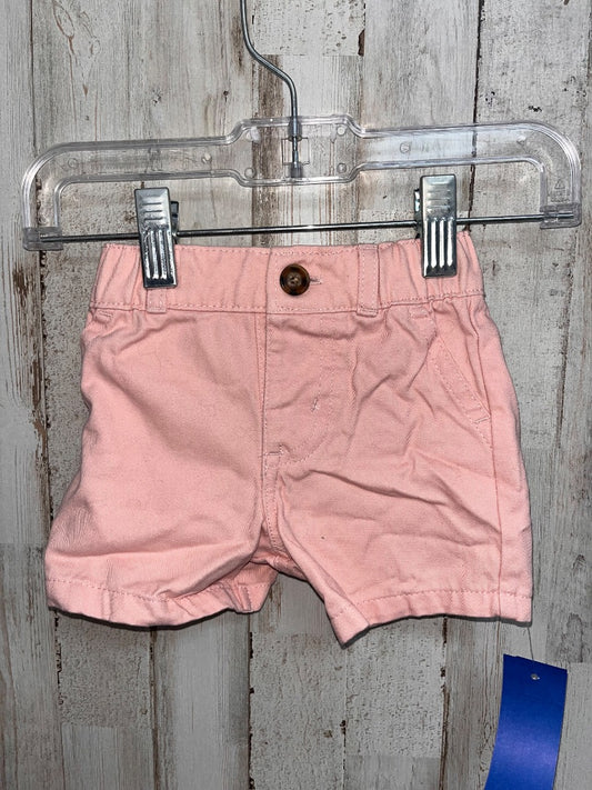LIGHT PINK CARTERS SHORTS, BOY 3M
