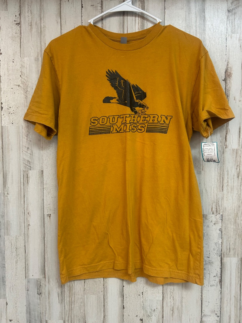 GOLD NEXT LEVEL SOUTHERN MISS TEE, LADIES M