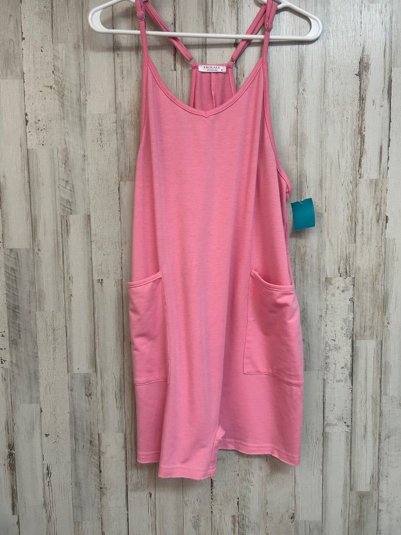 PINK EKOUAER POCKET ROMPER, LADIES M