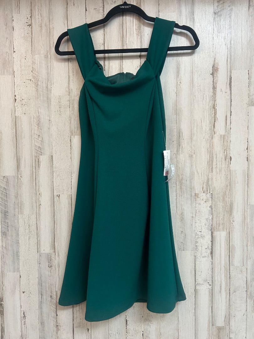 HUNTER GREEN TEEZE ME NEW SZ 7 A LINE DRESS, LADIES M