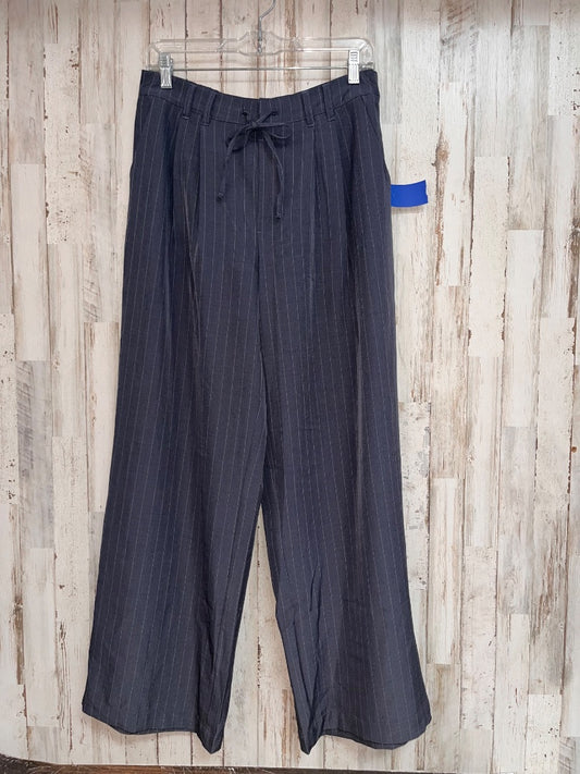GREY NO BO PIN STRIPE TROUSERS, LADIES M