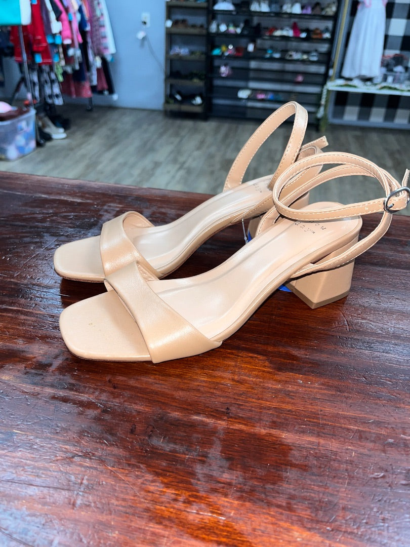 CAMEL A NEW DAY ANKLE STRAP HEELS, SHOES A6