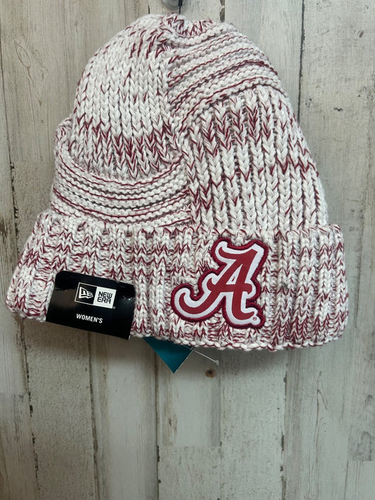 CRIMSON/WHITE NEW ERA NEW KNIT ALABAMA BEANIE, LADIES
