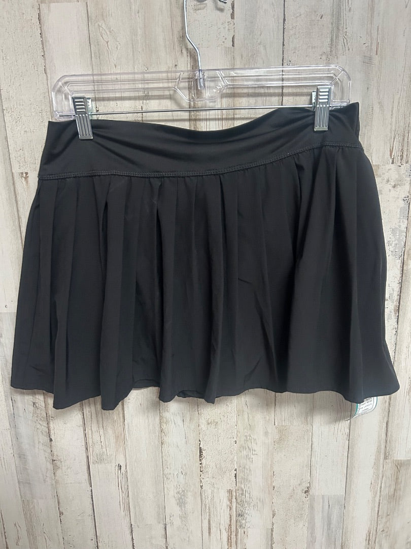 BLACK NO BO PLEATED SKORT, LADIES XL