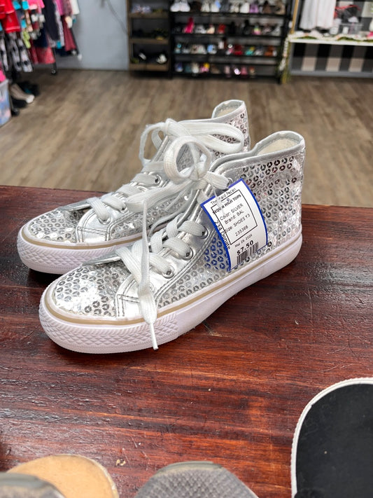 SILVER BAL SEQUIN HIGH TOPS, SHOES Y3