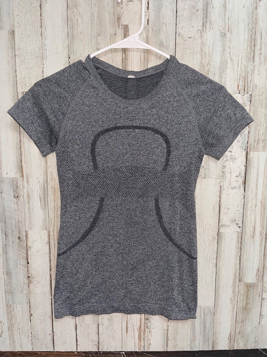 GREY LULULEMON SZ 2 SWIFTLY TECH TEE, LADIES S