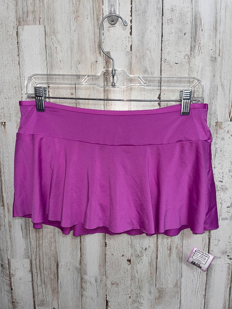 PURPLE LANDS END SWIM SKORT, GIRL 10/12 PLUS