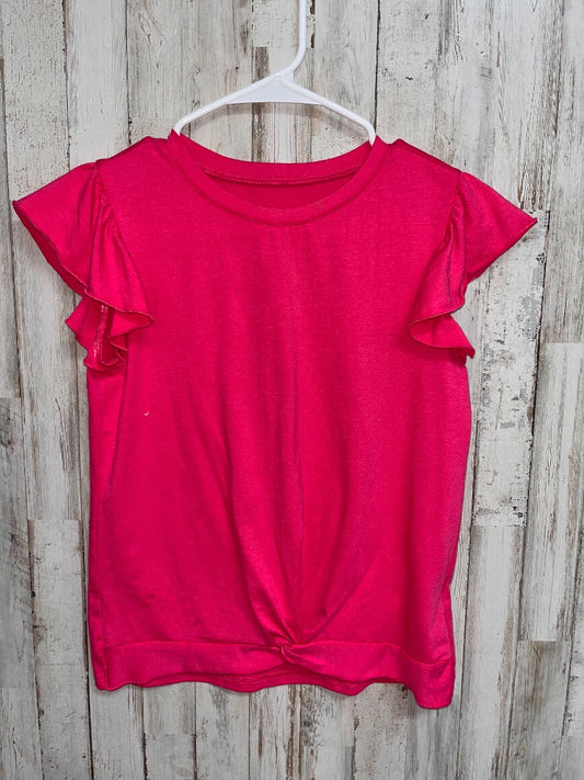 PINK SHIEN RUFFLE SLEEVE TEE, GIRL 14/16