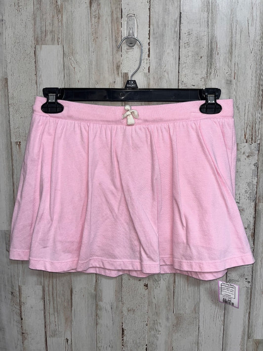 LIGHT PINK OLD NAVY COTTON SKORT, GIRL 14/16 PLUS
