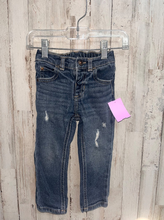 DENIM WONDER NATION DISTRESSED JEANS, BOY 2T