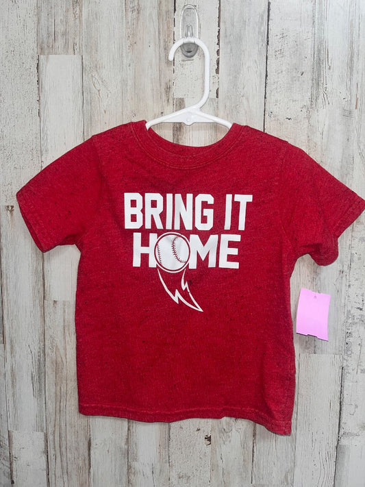 RED GARANIMALS BRING IT HOME TEE, BOY 3T