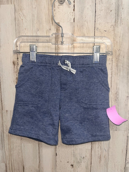 BLUE KIDS HEADQUARTERS COTTON SHORTS, BOY 3T