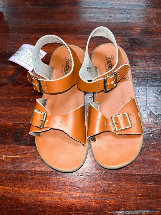 BROWN FOOTMATES VELRO STRAP SANDALS, SHOES 12