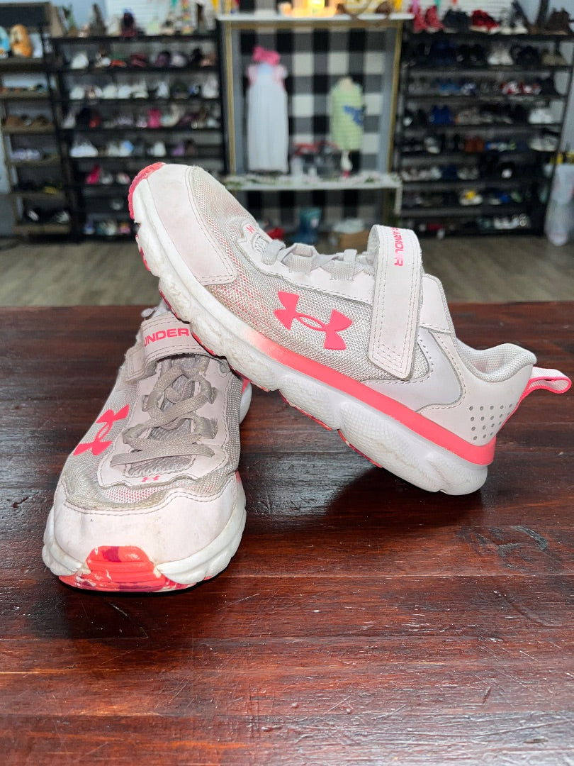 PINK UNDER ARMOUR VELCRO SNEAKERS, SHOES Y2