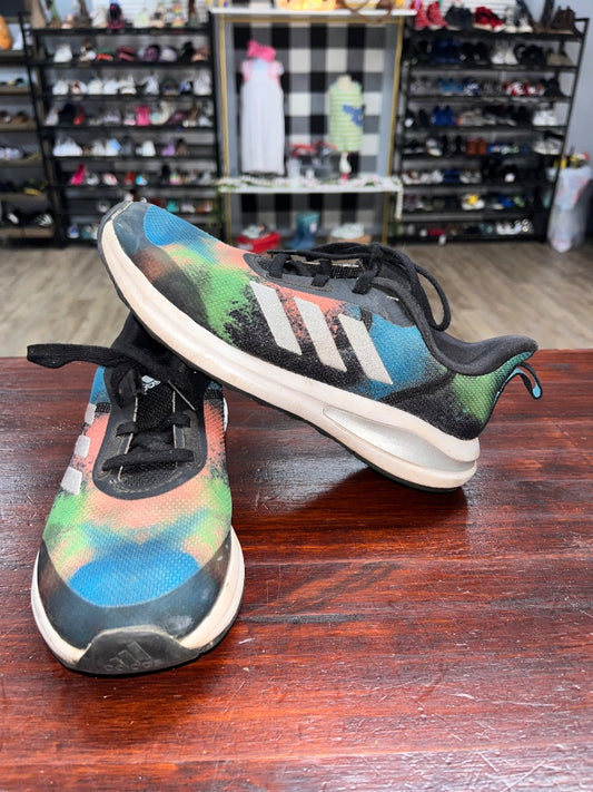 BLACK/GREEN/PINK ADIDAS DYE SNEAKERS, SHOES Y3