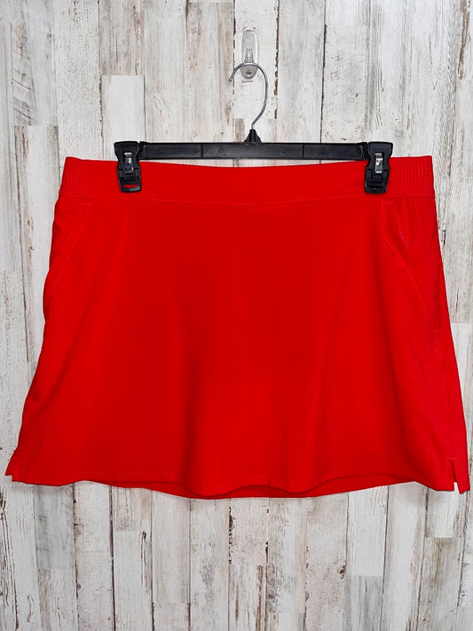 RED COLUMBIA NEW PFG SKORT, LADIES XL