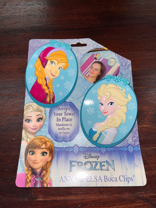 BLUE DISNEY NEW FROZEN TOWEL CLIPS