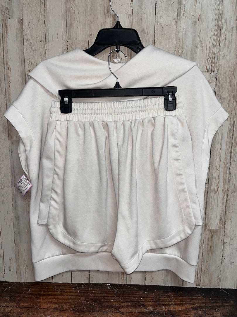 WHITE WISHLIST 2PC COTTON ZIP SET, LADIES S