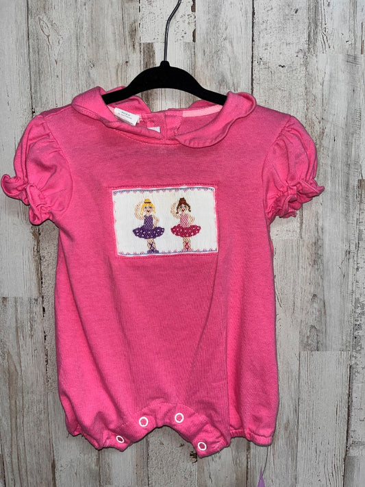 PINK VIVE LA FETE BALLERINA SMOCKED BUBBLE, GIRL 3M