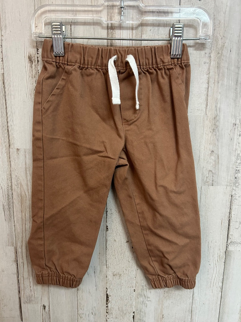 TAN CARTERS DRAWSTRING JOGGERS, BOYS 18M