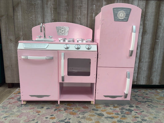 Pink  Vintage Kitchen Playset, TOYS