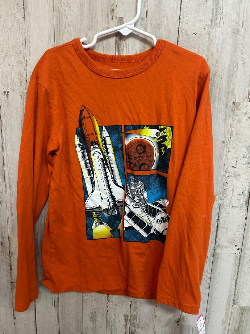 ORANGE CHILDRENS PLACE ROCKET TEE, BOYS 8